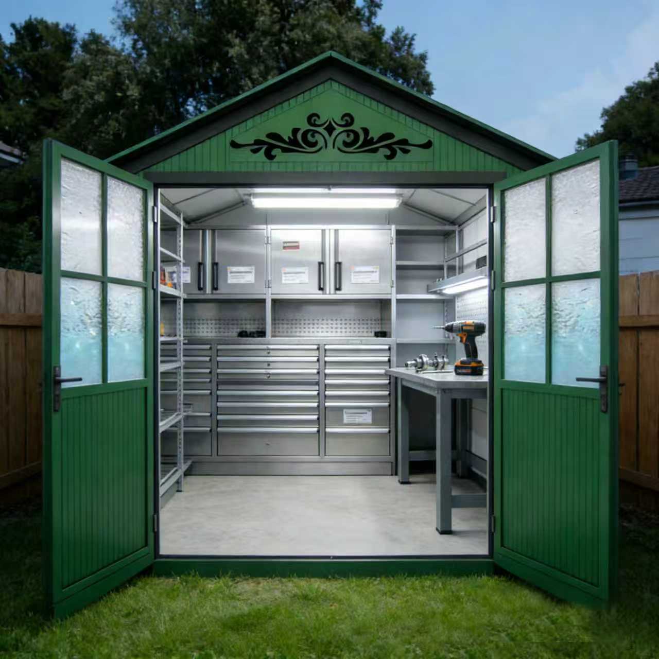Outdoor shed