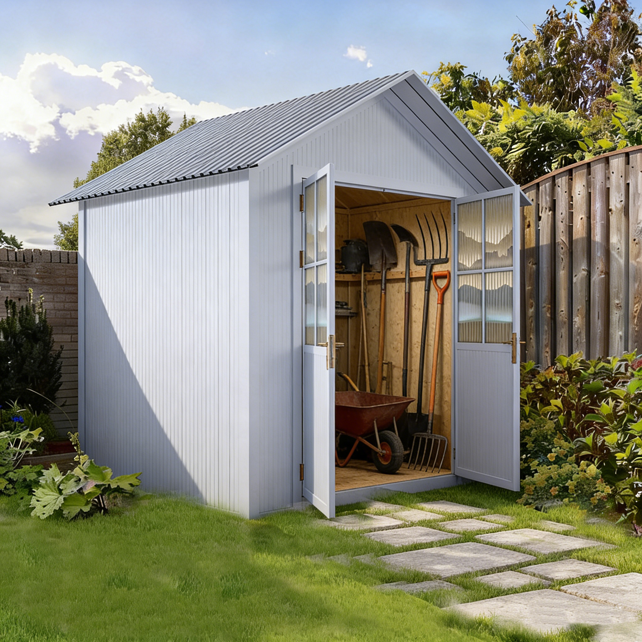 outdoor shed