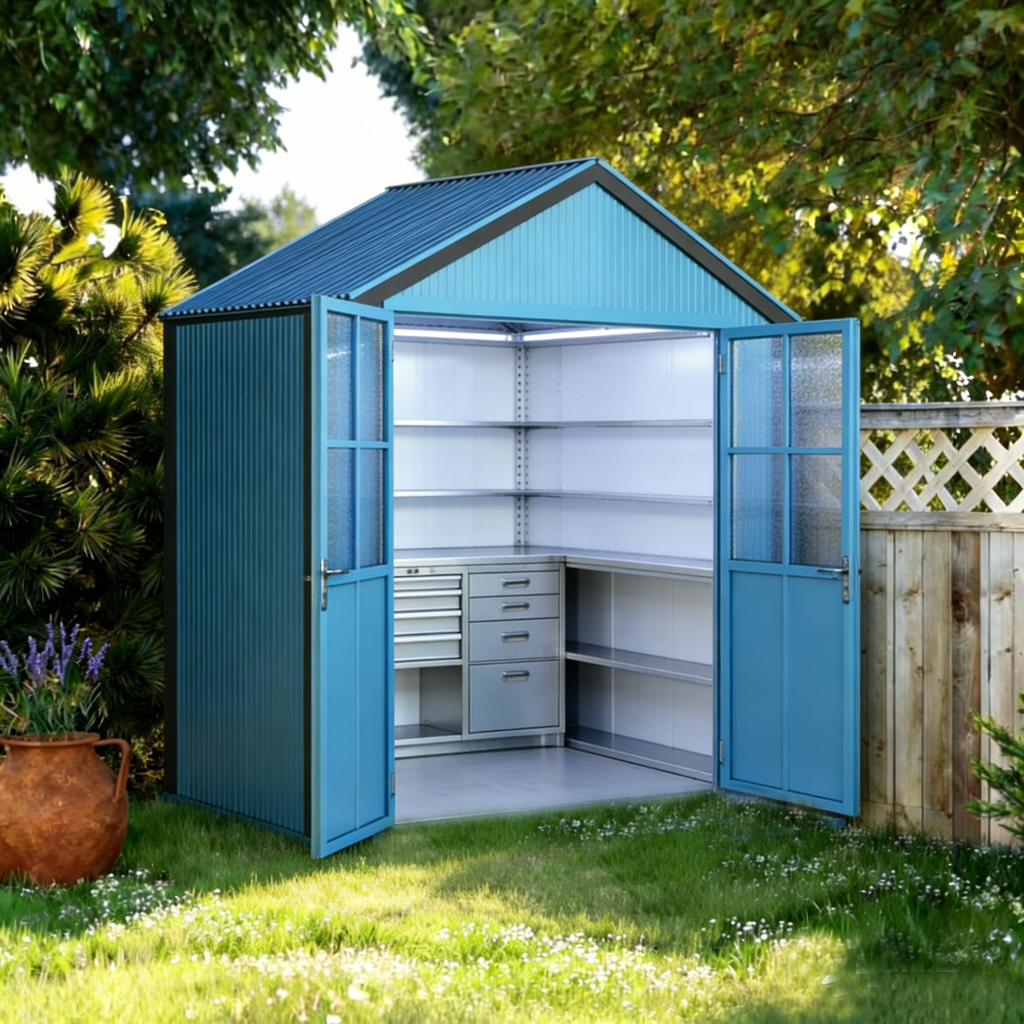 outdoor shed