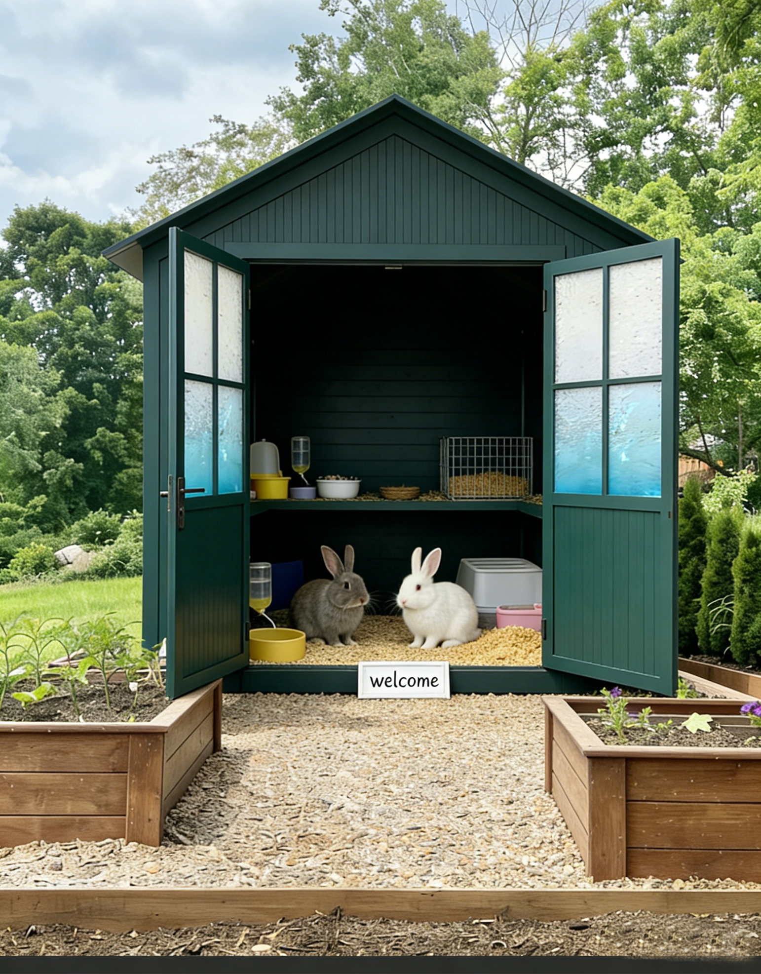 Outdoor shed