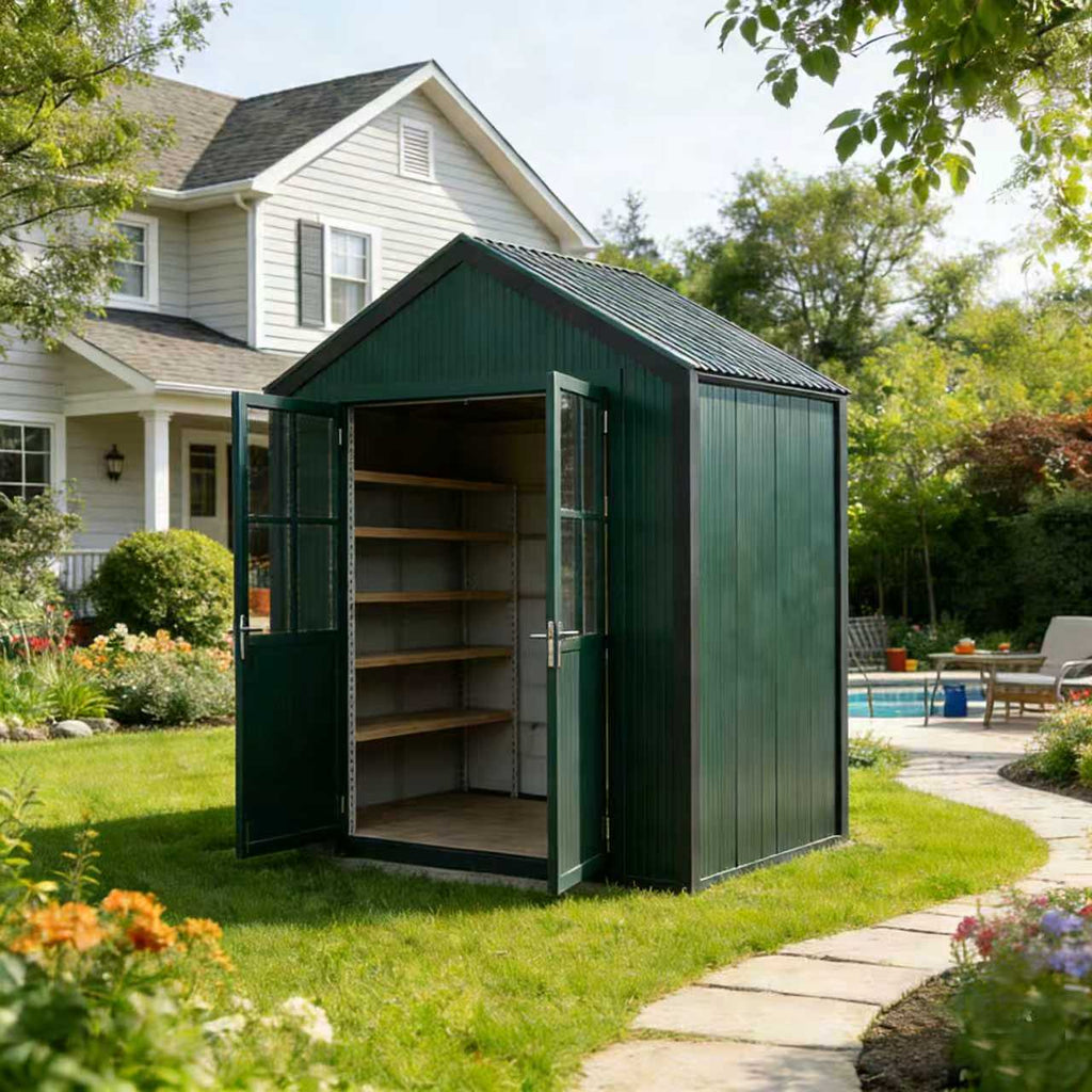 outdoor shed