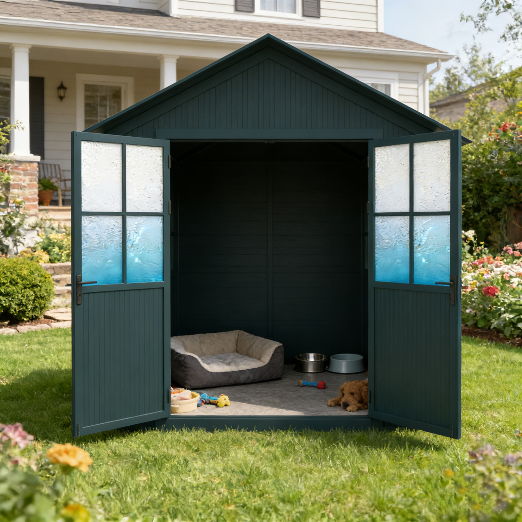 Outdoor shed