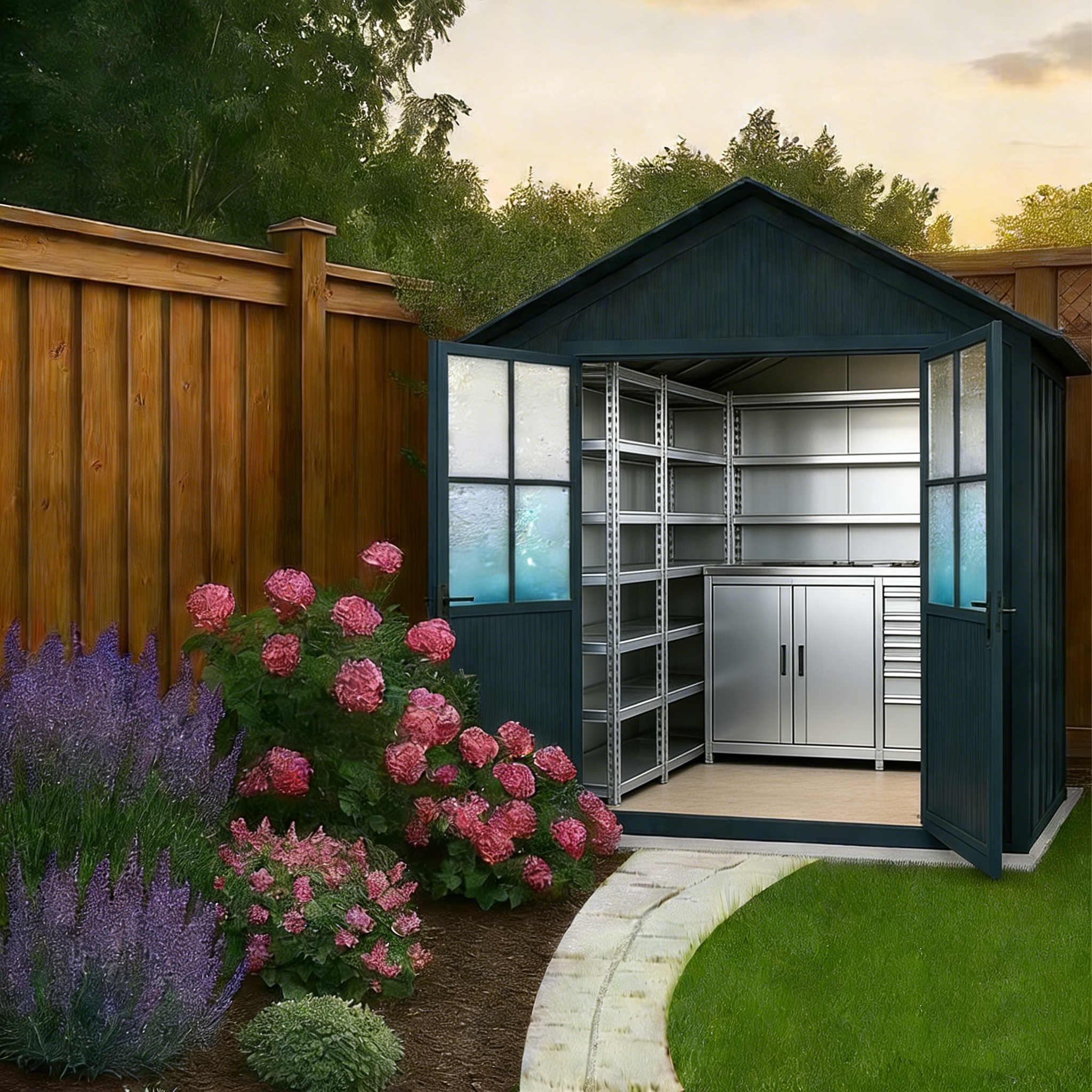 Outdoor shed