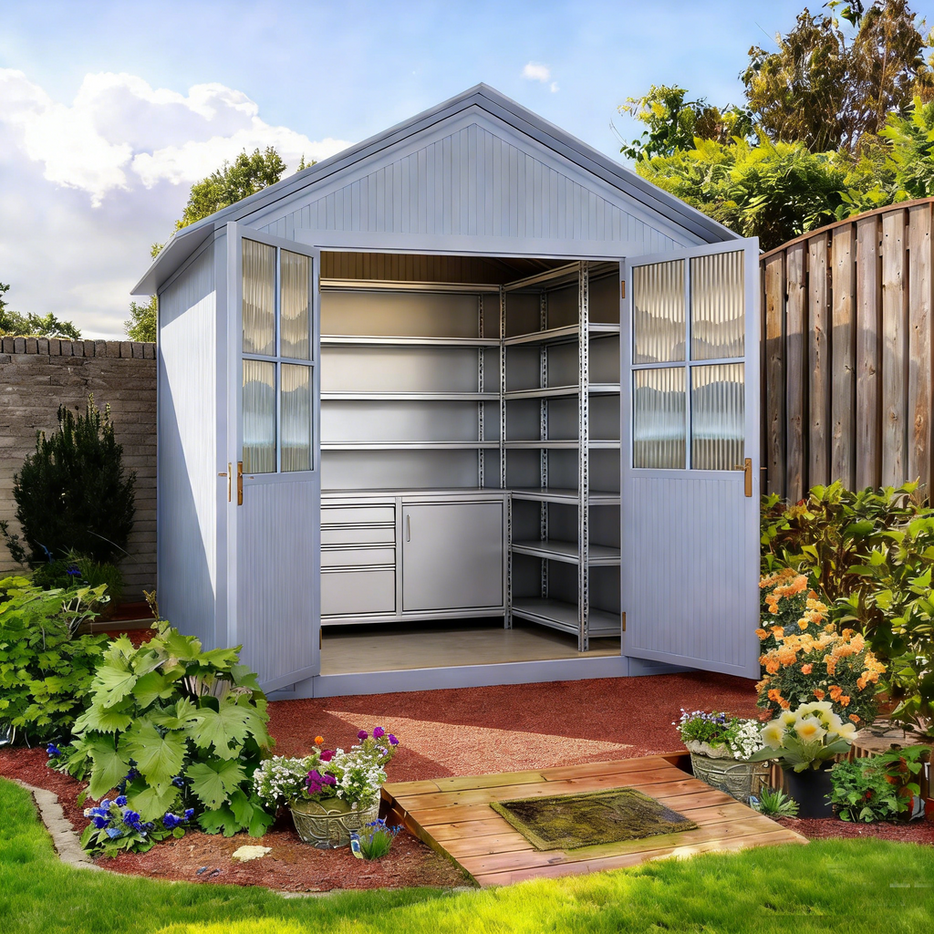 outdoor shed