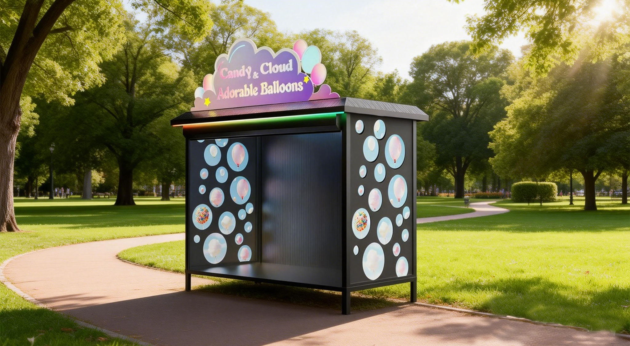 Sales booth