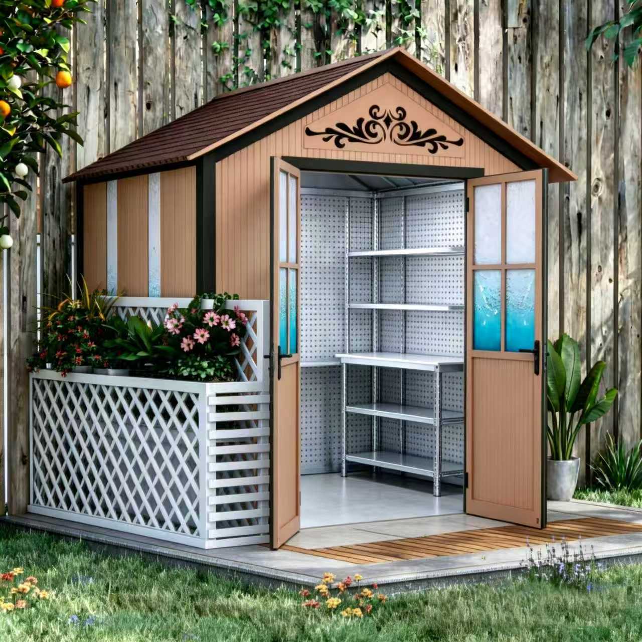 Outdoor shed