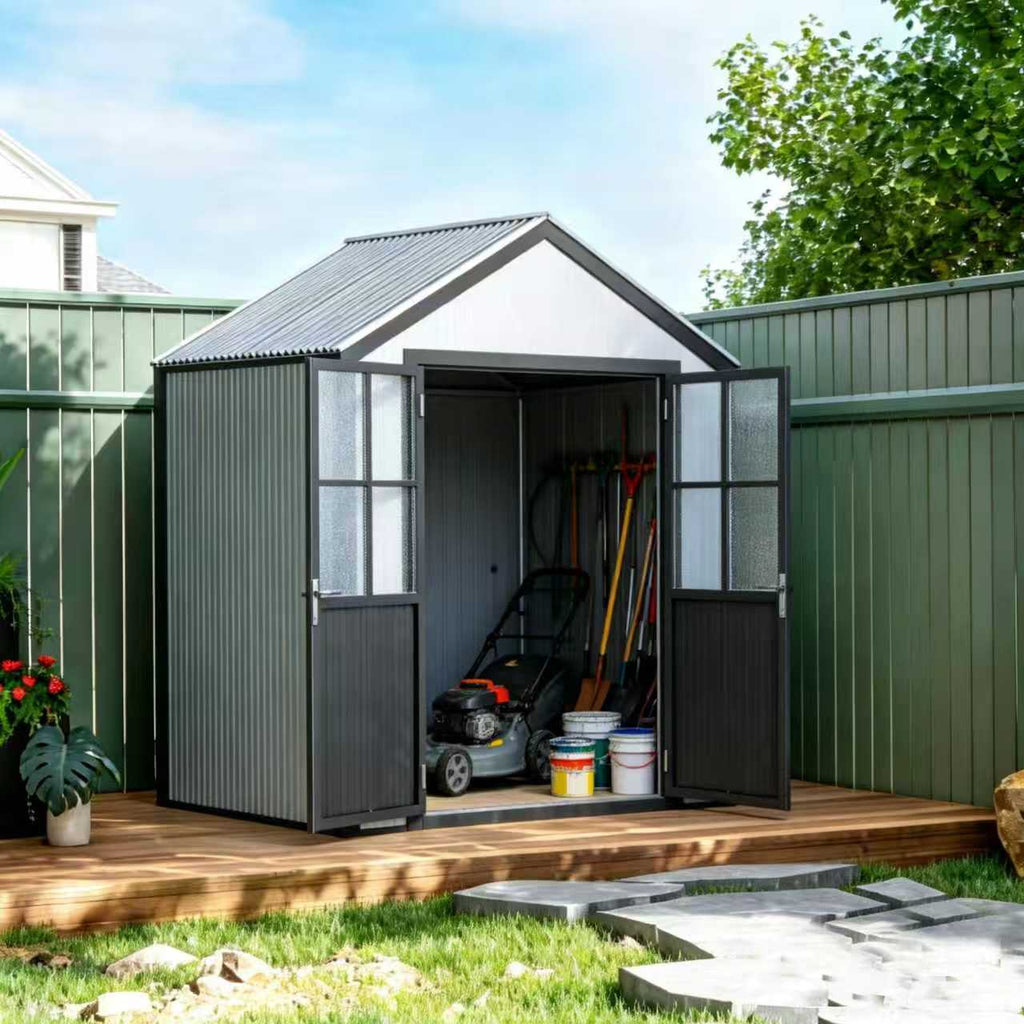outdoor shed