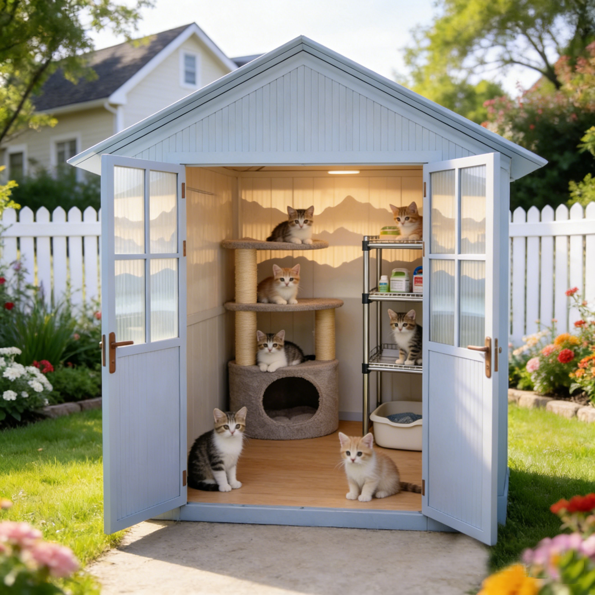 Outdoor shed