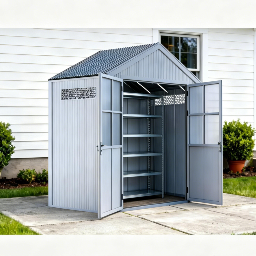 outdoor shed