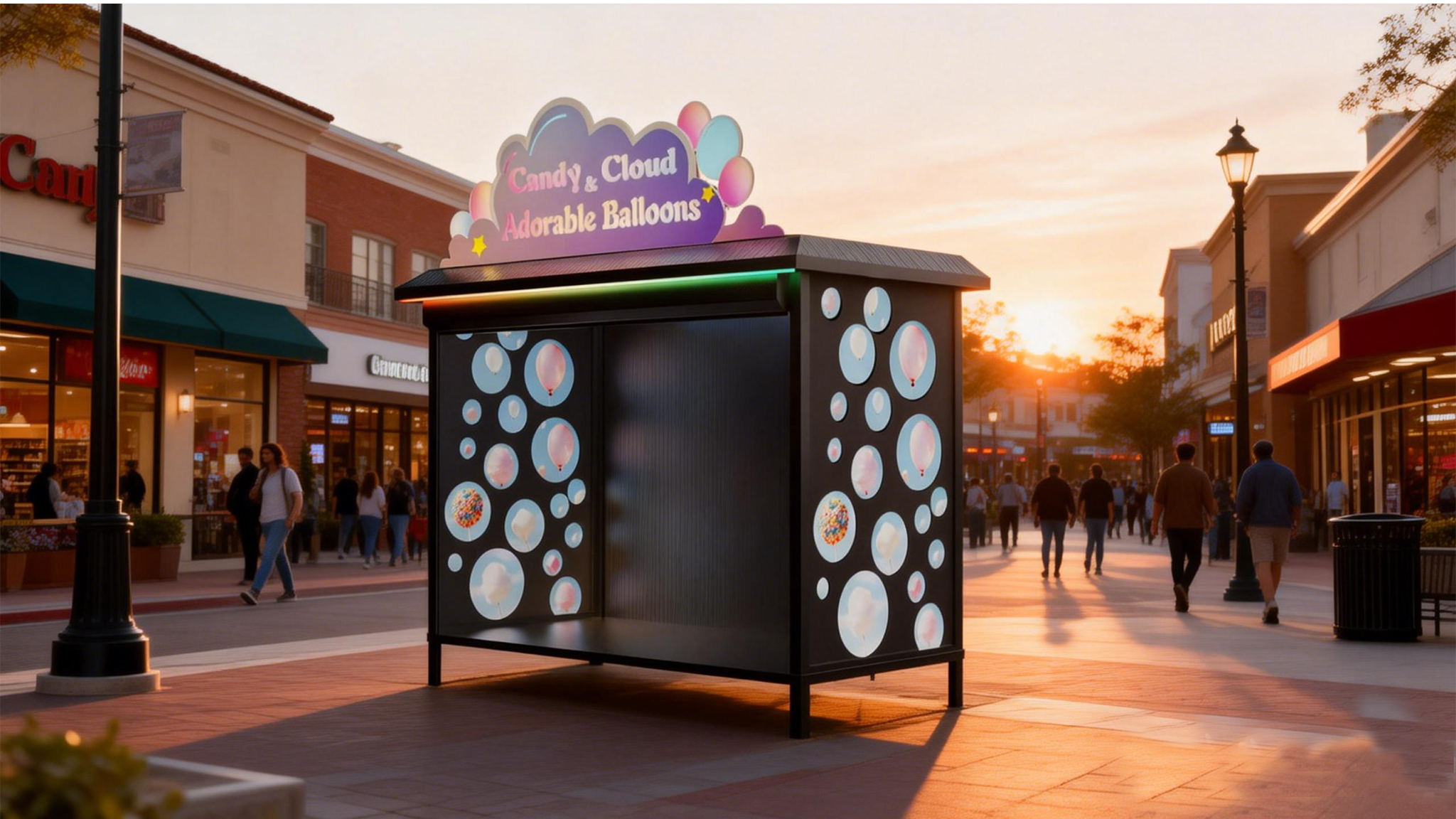 Sales booth