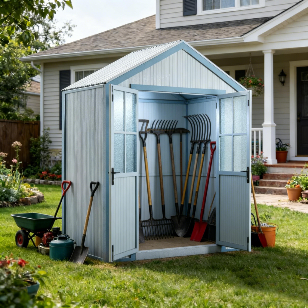 outdoor shed