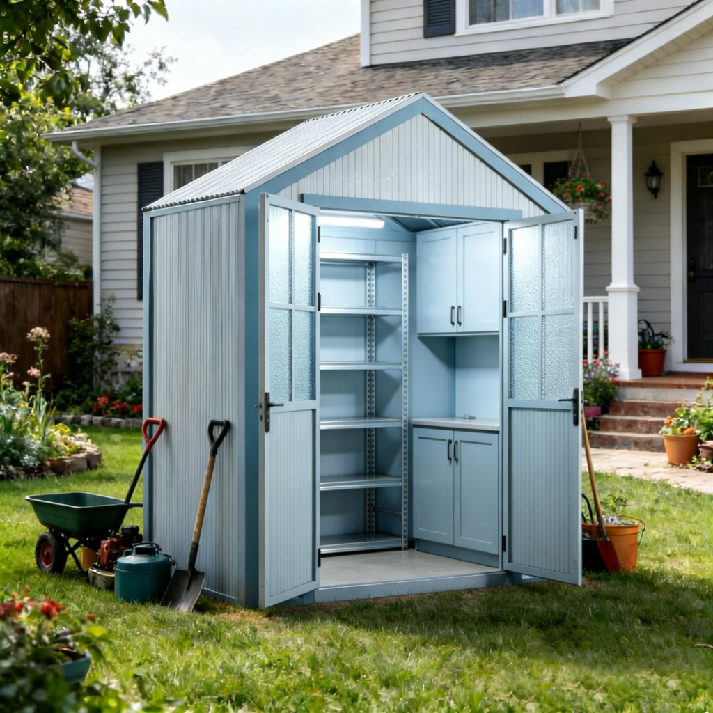 outdoor shed