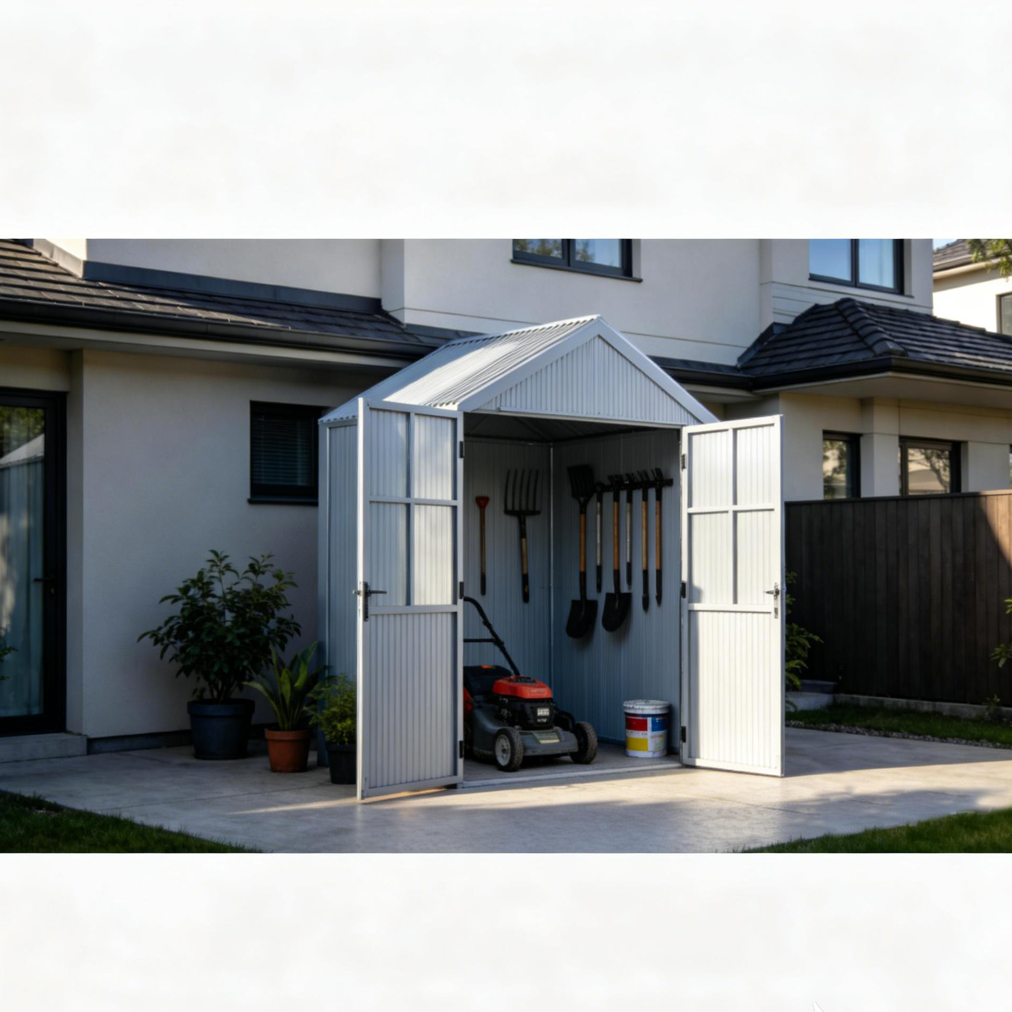 Outdoor shed