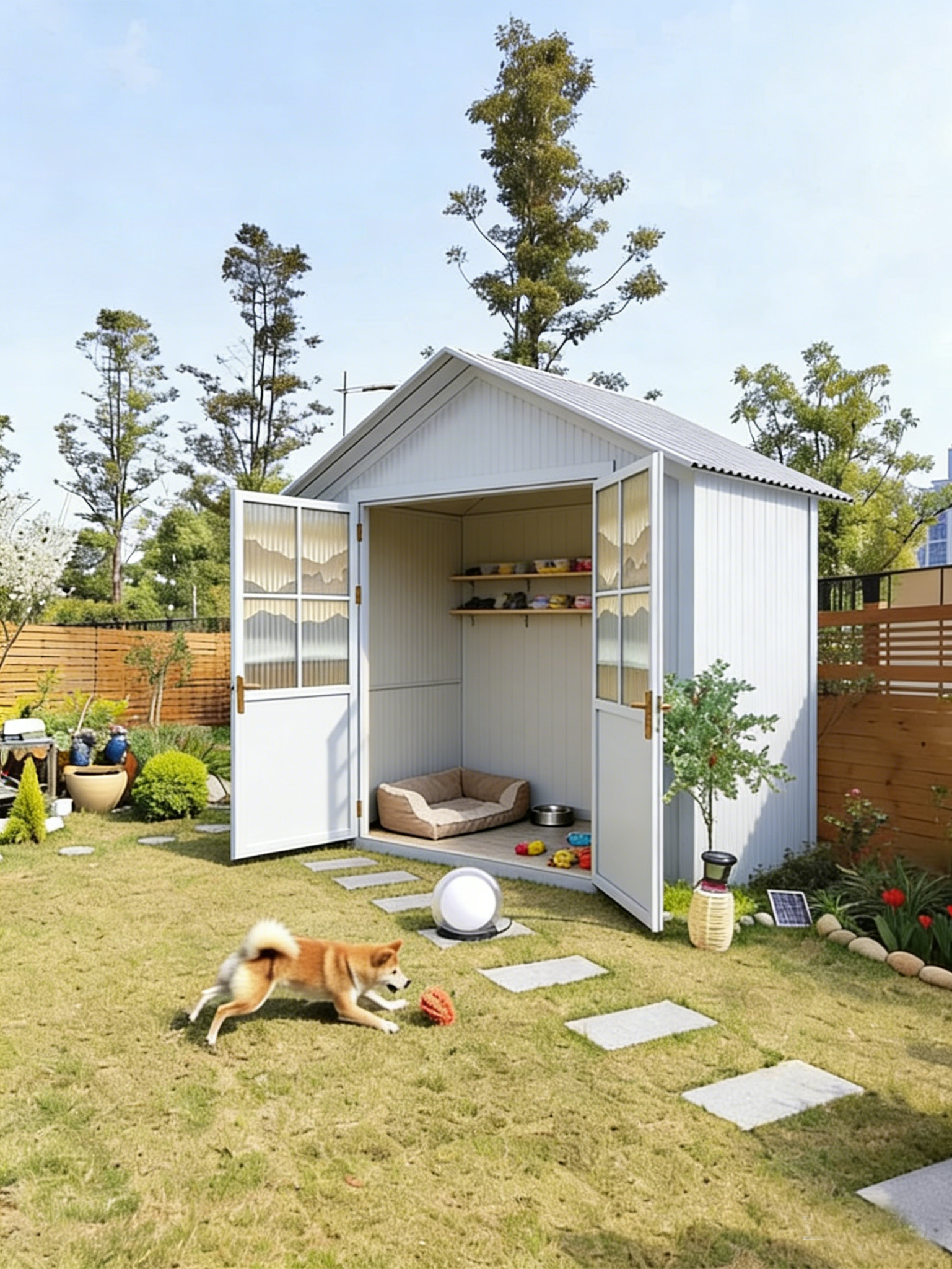 Outdoor shed